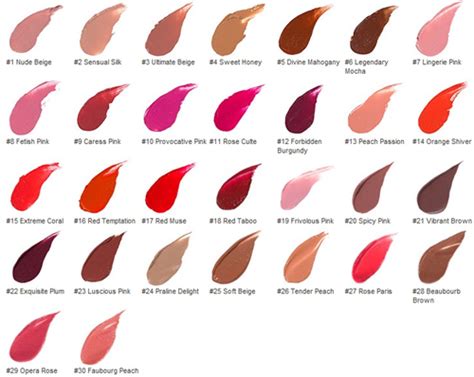 ysl lop|ysl lip gloss chart.